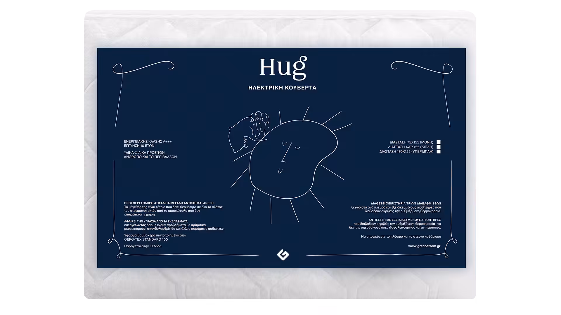 Hug ηλεκτρική κουβέρτα - Hug ηλεκτρική κουβέρτα